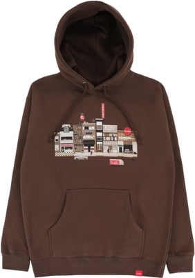 Chocolate Pixel City Hoodie - brown - view large