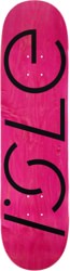 Isle Logo I 8.25 Skateboard Deck - pink