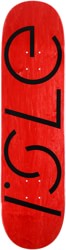 Isle Logo I 8.25 Skateboard Deck - red