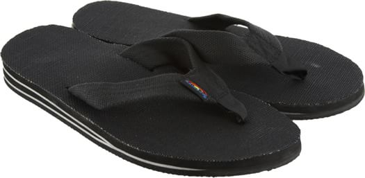 Rainbow Sandals Hemp Double Layer Eco Sandals - black - view large