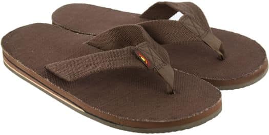 Rainbow Sandals Hemp Double Layer Eco Sandals - brown - view large