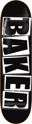 Baker Brand Logo 8.25 Skateboard Deck - black/white - view large