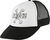 Powell Peralta Cross Bones Trucker Hat - black/white