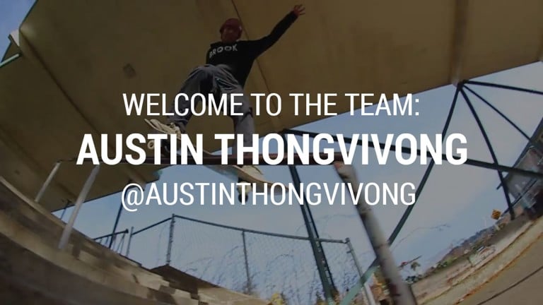 Austin Thongvivong - Welcome to the Tactics Skate Team