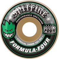 Spitfire Formula Four Conical Skateboard Wheels - white/green (101d)