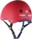 Triple Eight Multi-Impact Sweatsaver Skate Helmet - united red rubber - reverse