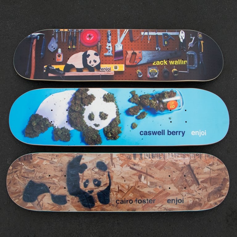 Enjoi Premium Panda Slick Skateboard Decks