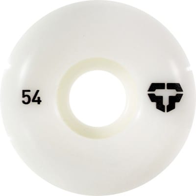Tactics T-Logo Skateboard Wheels - white 54 (99a) - view large