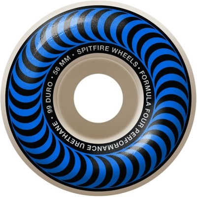 Spitfire Formula Four Classic Skateboard Wheels - white/blue classic swirl (99d) - view large
