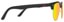 Glassy Attach Premium Polarized Sunglasses - matte black/red mirror polarized lens - side