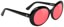 Glassy Burt Premium Plus Polarized Sunglasses - black/red polarized lens