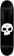 Zero Single Skull 8.25 Skateboard Deck - black/white