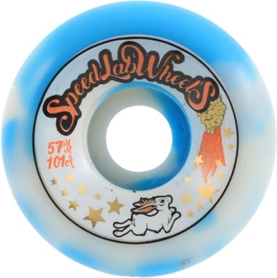 Speedlab Amelia Brodka Pro Skateboard Wheels - blue/white swirl (101a) - view large