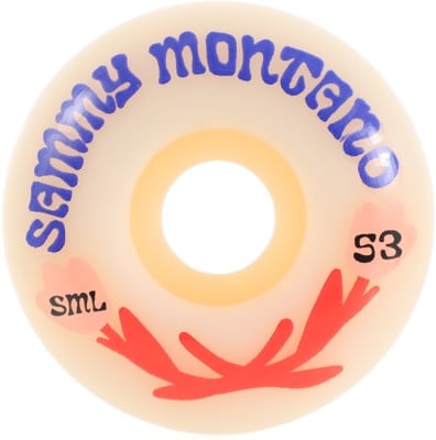Sml. Montano Love OG Wide Skateboard Wheels - white (99a) - view large