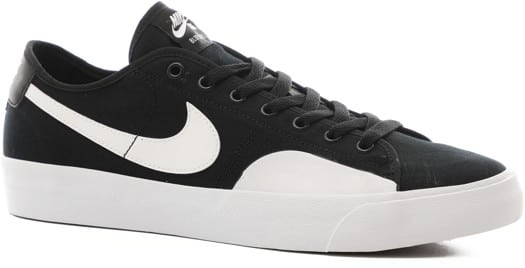 Nike SB Blazer Court Skate Shoes - black/white-black-gum light brown - view large