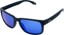 Dang Shades All Terrain Polarized Sunglasses - matte black/blue mirror polarized lens
