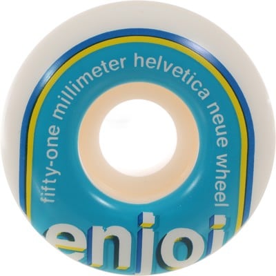 Enjoi Helvetica Neue Skateboard Wheels - blue (99a) - view large