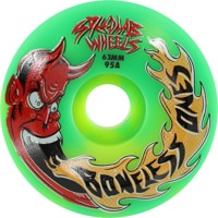 Speedlab The Boneless Ones Skateboard Wheels - green swirl (95a)