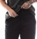 Volcom Women's Frochickie Boyfriend Pants - black - front detail