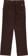 Dickies Slim Straight Skate Pants - chocolate brown - reverse