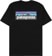 Patagonia P-6 Logo Responsibili-Tee T-Shirt - black - reverse