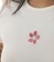 Vans Women's Brighton Zeuner Flower Baby T-Shirt - marshmallow - front detail