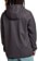 Burton Crown Weatherproof Fleece Full Zip Hoodie - true black heather - reverse