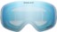 Oakley Flight Deck M Goggles - matte white/prizm sapphire iridium lens - front