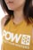 Protect Our Winters Women's POW Stacked Logo Racerback Cropped Tank - heather mustard - front detail
