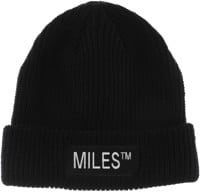 Miles Logo Beanie - black