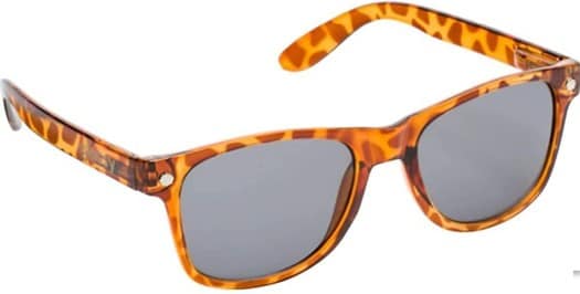 Glassy Leonard Polarized Sunglasses - tortoise/black polarized lens - view large