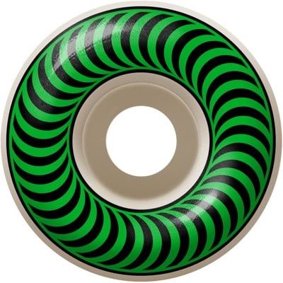 Spitfire Classic Skateboard Wheels - white/green (99d) - view large