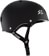 S-One Lifer Dual Certified Multi-Impact Skate Helmet - black matte - side