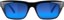 Glassy Santos Polarized Sunglasses - black/blue polarized lens - front