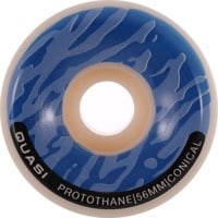 Quasi P-Thane Skateboard Wheels - white/blue (99a)