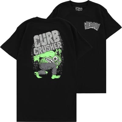 Heroin Curb Crusher T-Shirt - black - view large
