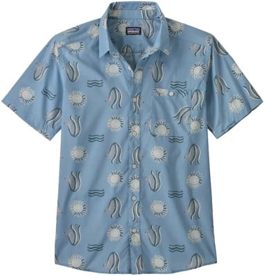 Patagonia Go To S/S Shirt - hobson spaced: lago blue - view large