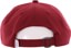Coal Pines Strapback Hat - red clay - reverse