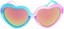 Happy Hour Heart Ons Sunglasses - split personality - front