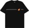 Santa Cruz Check Ringed Flamed Dot Pocket T-Shirt - black - front