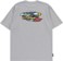 Santa Cruz Meek Slasher Fusion T-Shirt - heather grey - reverse