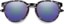 Smith Eastbank Polarized Sunglasses - black marble/chromapop violet mirror polarized lens - front