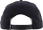 Santa Cruz Check Ringed Flamed Dot Snapback Hat - black - reverse