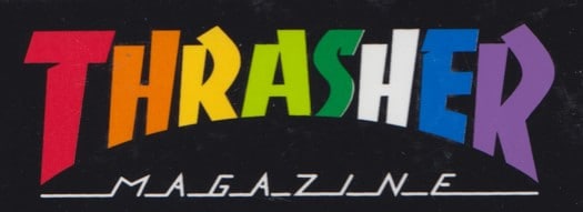 Thrasher Rainbow Mag Sticker - black - view large