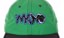 WKND Tablet Floppy Snapback Hat - green/charcoal - front detail