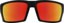 Spy Rebar Sunglasses - matte black/happy bronze red spectra mirror lens - front