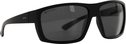 Dot Dash Shizz Polarized Sunglasses - black satin/grey polar lens - view large