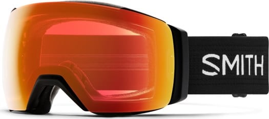 Smith I/O Mag XL ChromaPop Goggles + Bonus Lens - black/everyday red mirror + storm yellow flash lens - view large