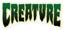 Creature Logo 4" Sticker - dark green