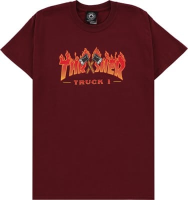 Thrasher Truck 1 T-Shirt - maroon - view large